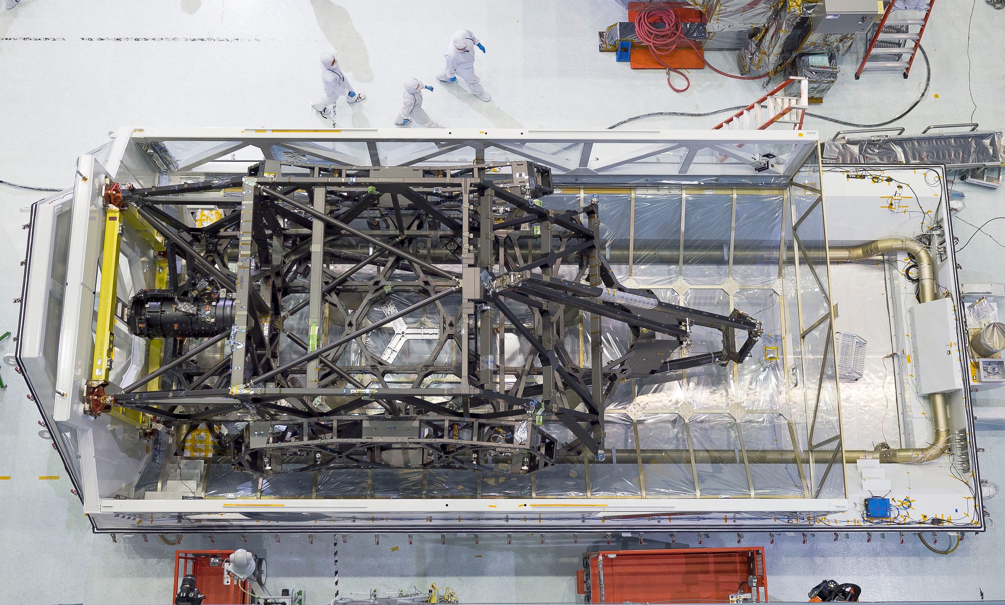 Telescope's "spine" or backplane at NASA's Goddard Space Flight Center