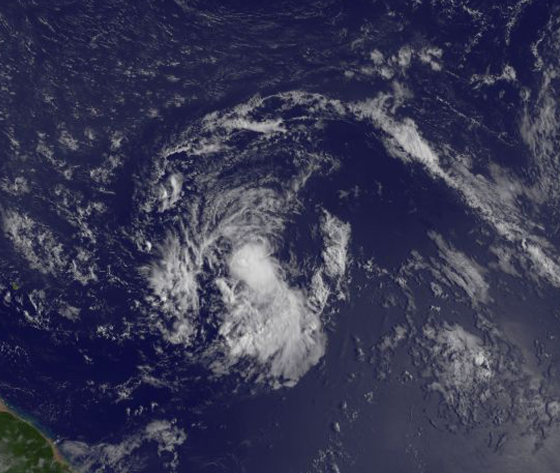 GOES-East image of Erika