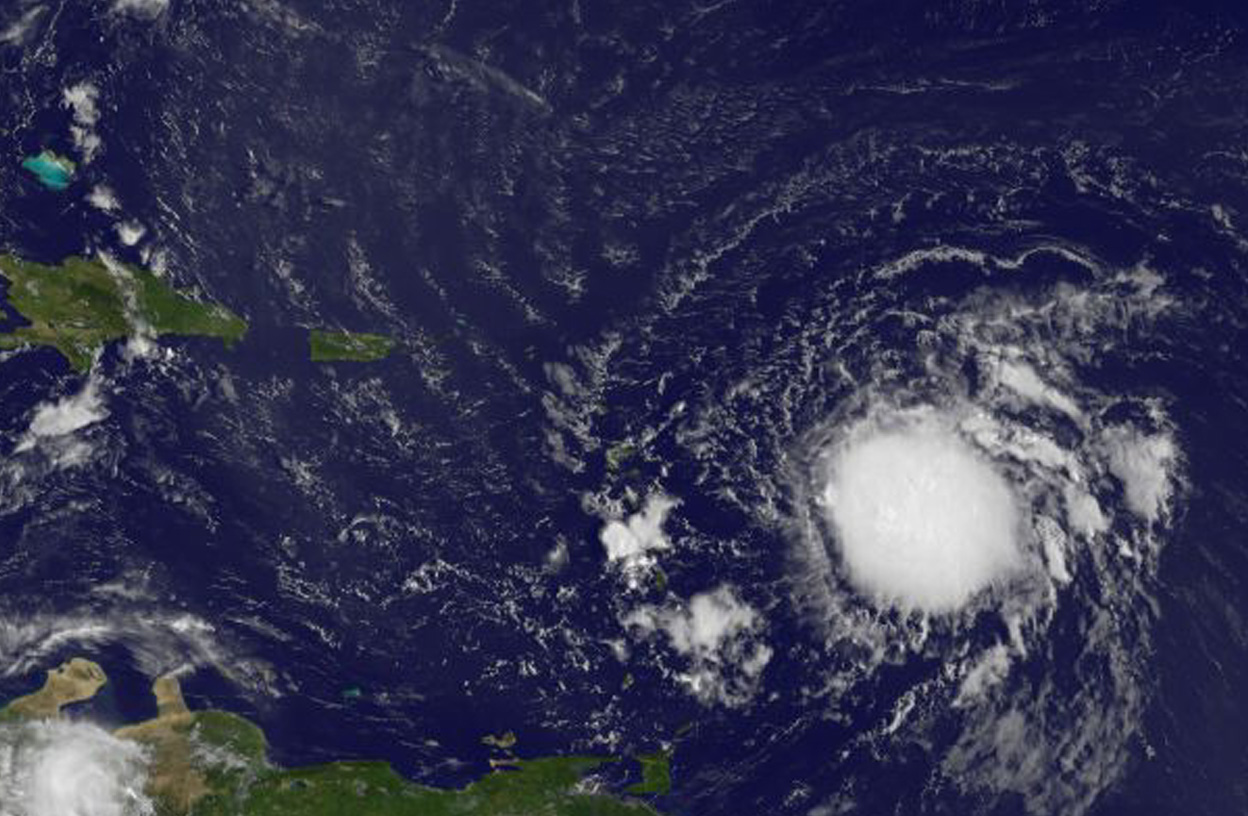 GOES-East Image of Erika