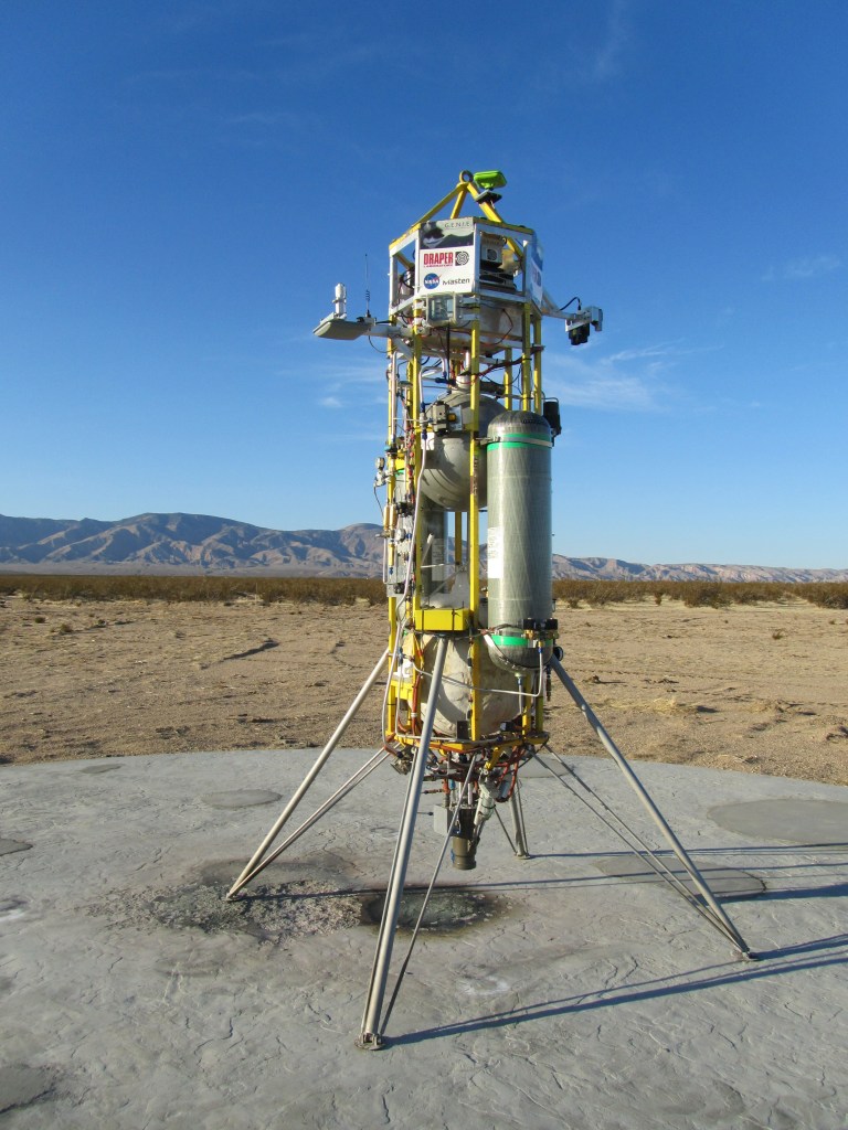 Rocket-Powered Landing Demonstrator Makes Successful First Flight