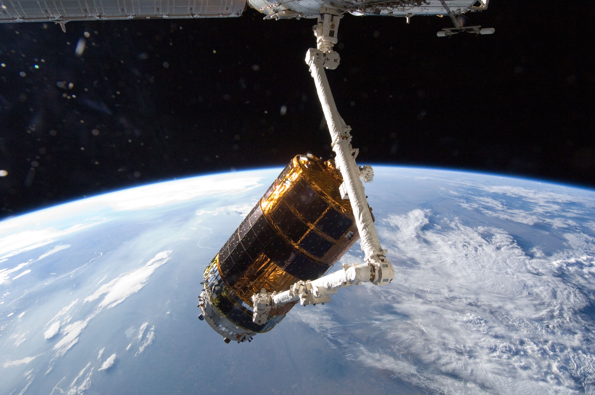 HTV-3 grappled to ISS in July 2012