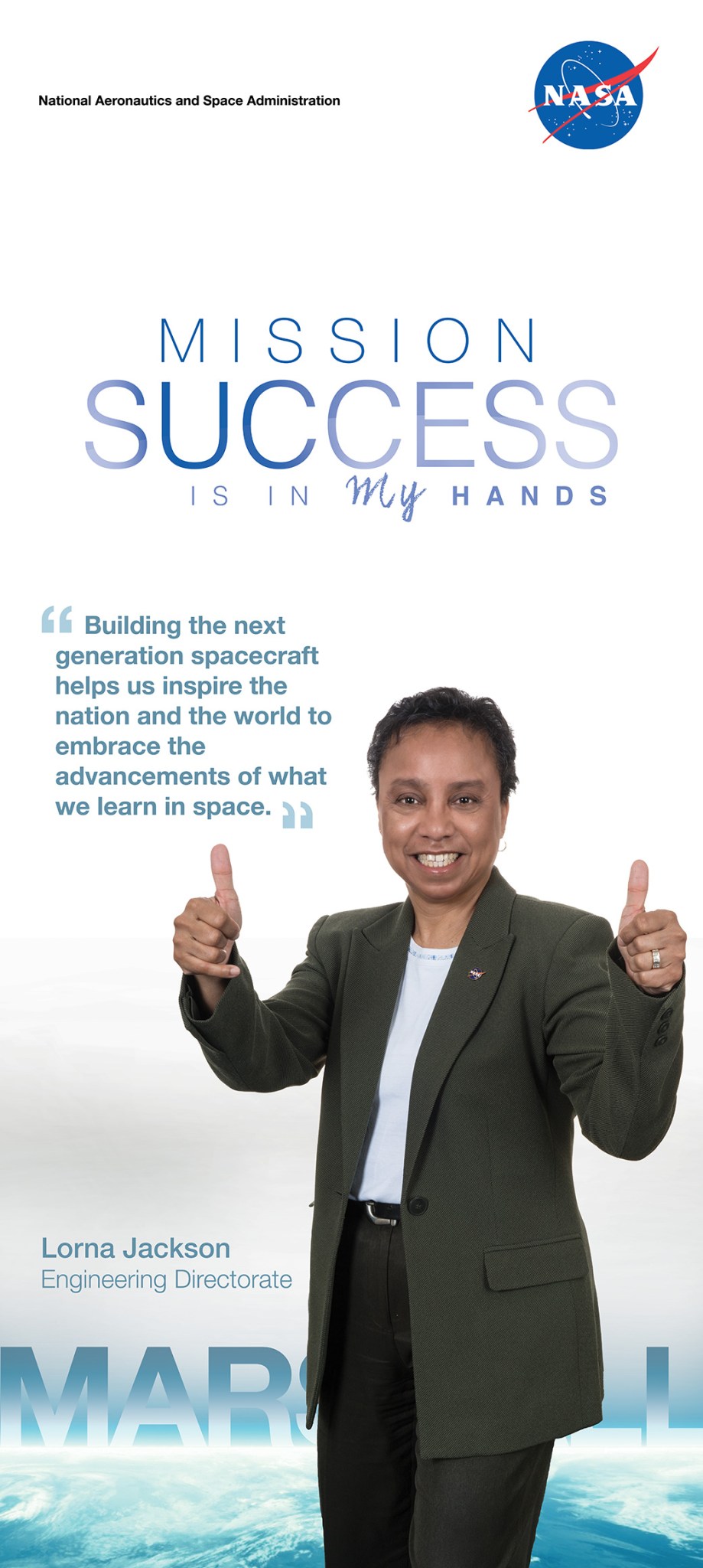 Avionics Systems Integration Branch Chief Lorna Jackson discusses what mission success means to her. 