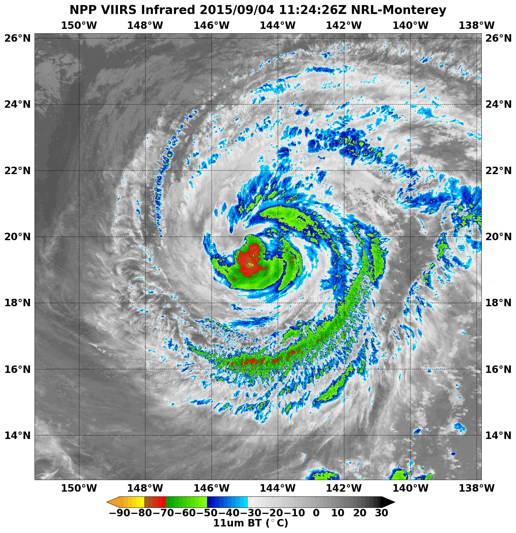 VIIRS image of Jimena