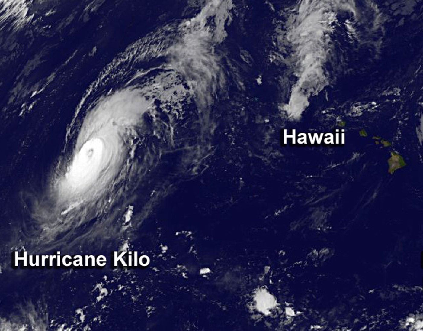 GOES-West image of Kilo