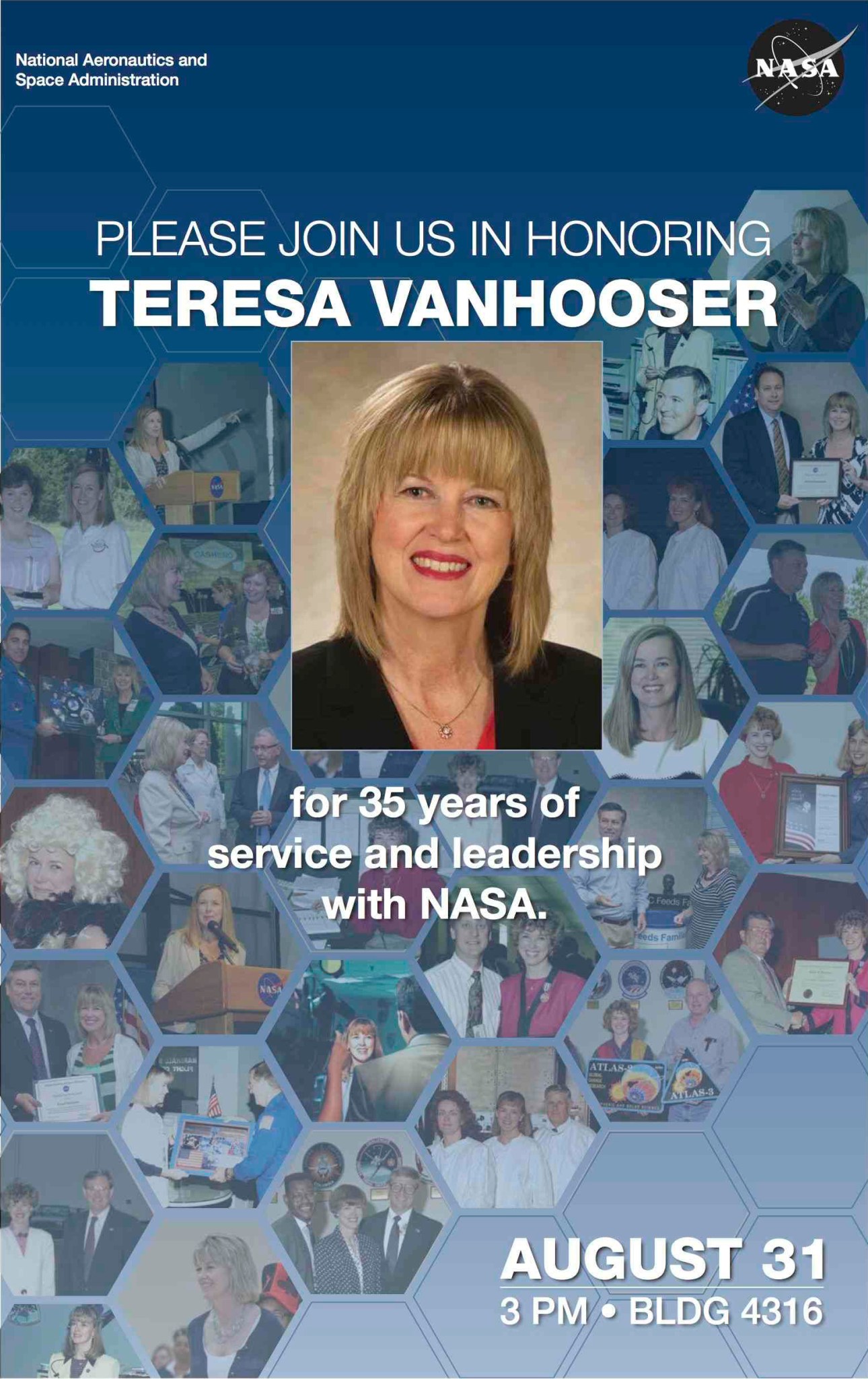Marshall Deputy Director Teresa Vanhooser retirement image