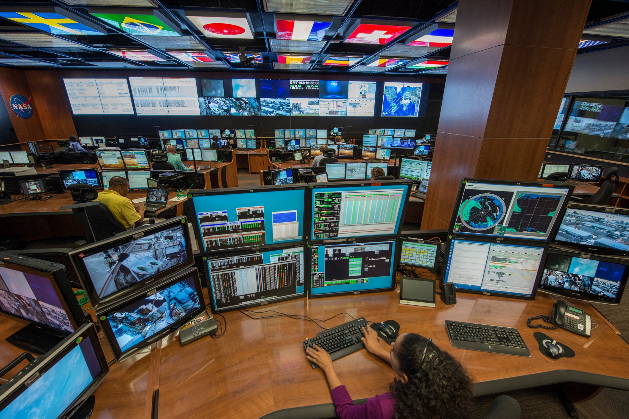 The Payload Operations Integration Center at NASA's Marshall Space Flight Center.
