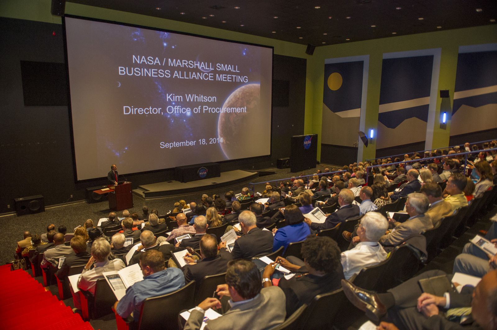 NASA’s Marshall Space Flight Center hosted the Marshall Small Business Alliance Meeting on Sept. 18, 2014.