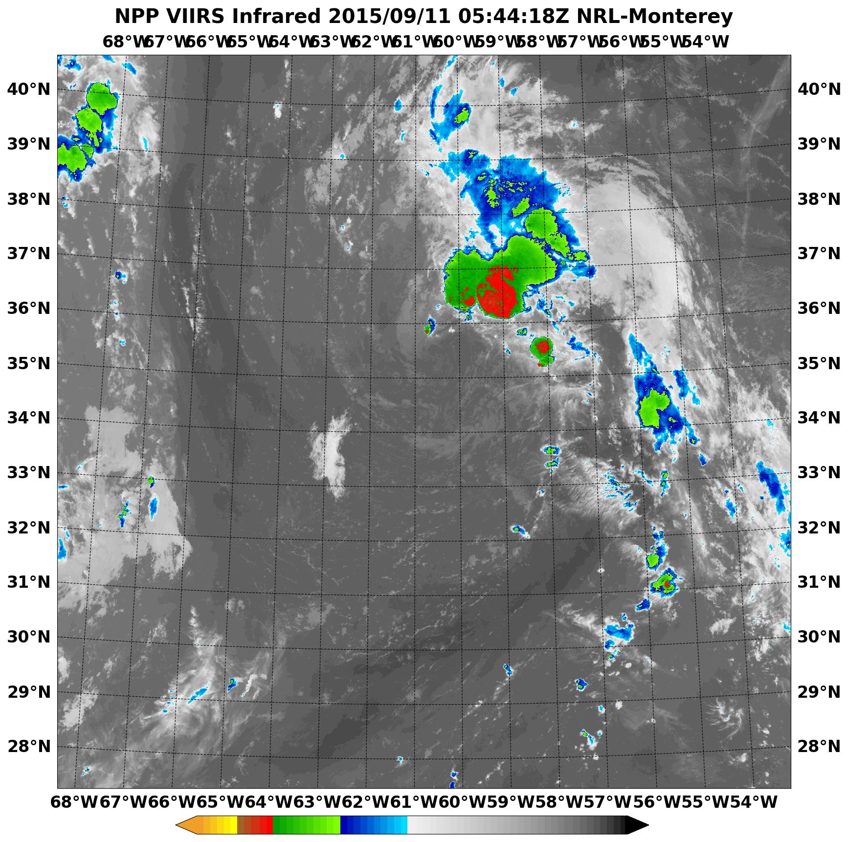 Suomi NPP image of Henri