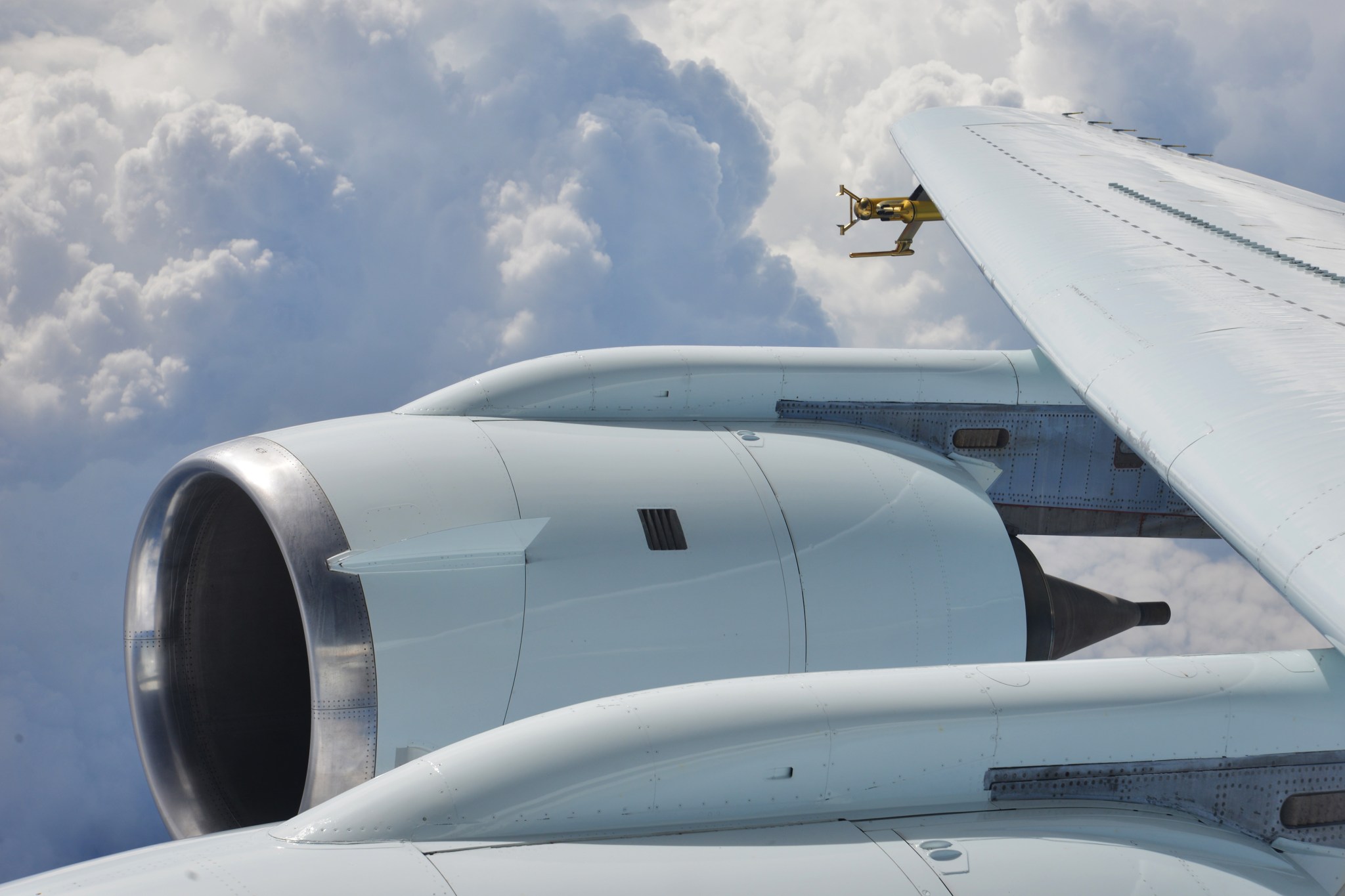 NASA researchers aboard a DC-8 aircraft to study a unique icing condition.