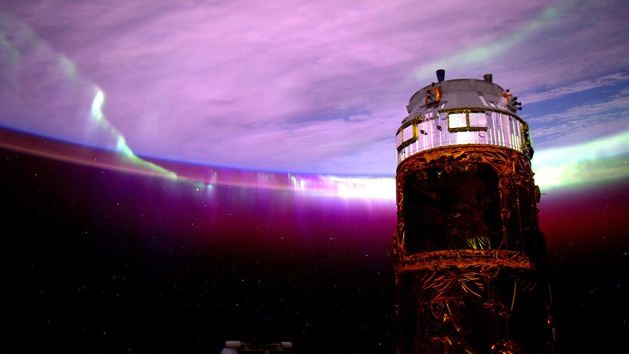 HTV-5 and Aurora