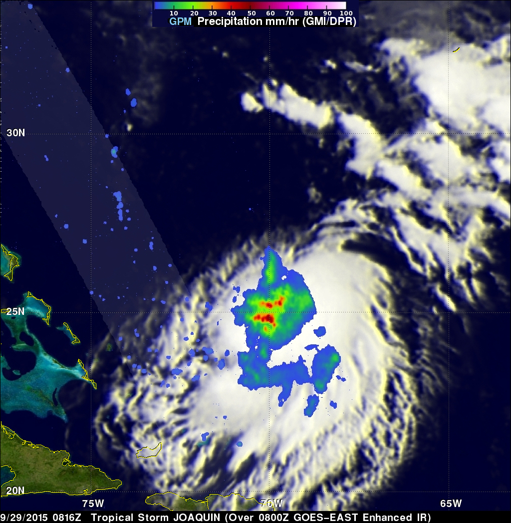 GPM image of Joaquin