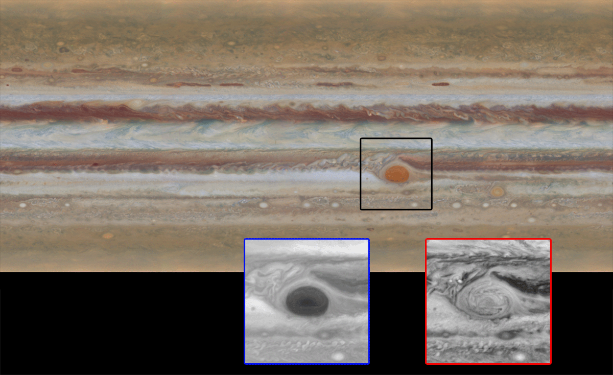 Hubble maps of Jupiter