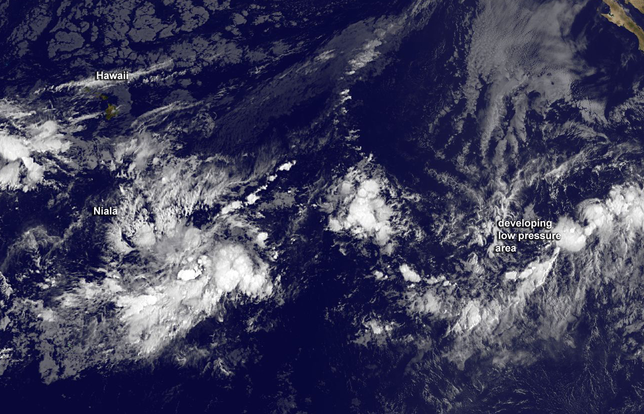 GOES-West image of Niala