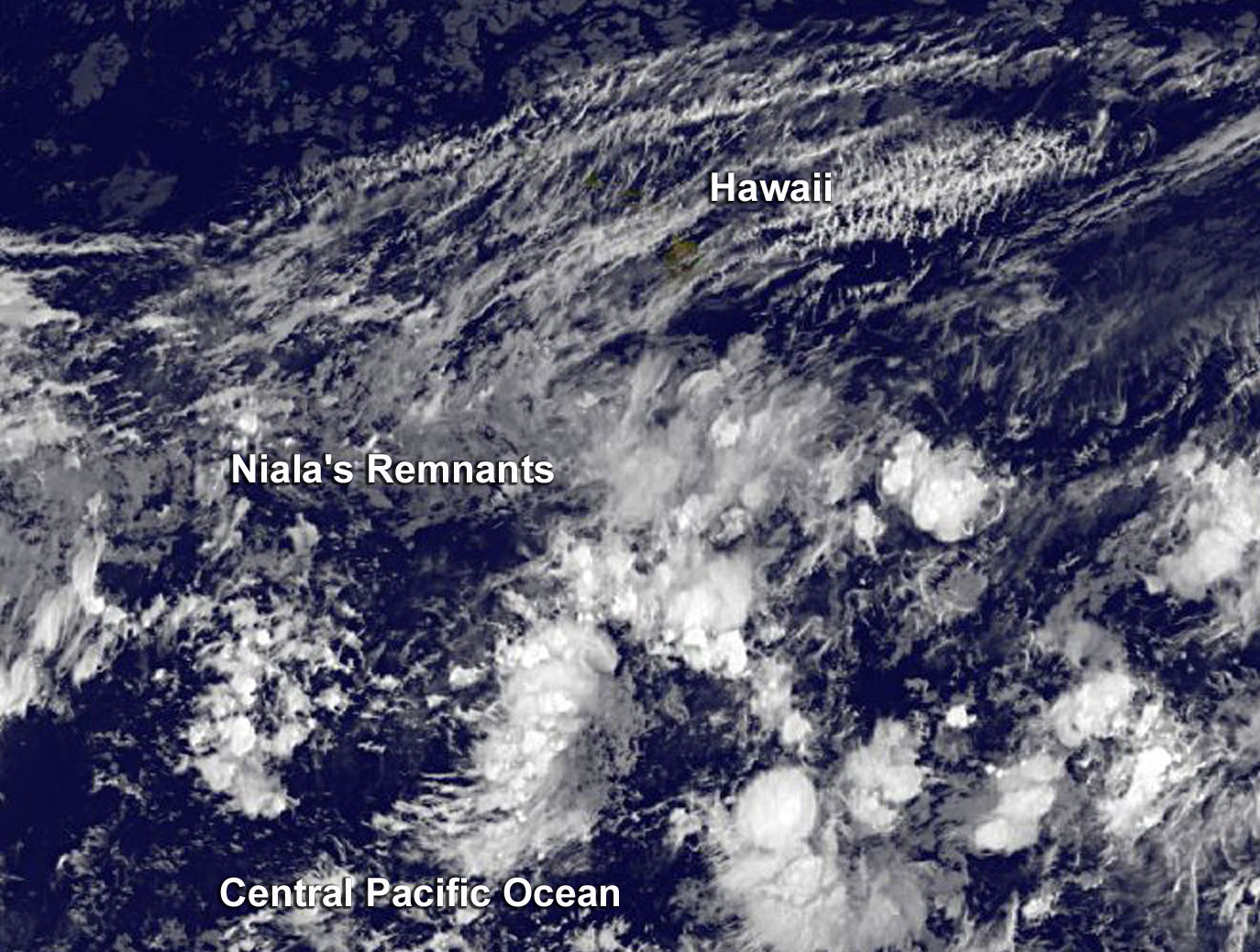 GOES-West image of Niala