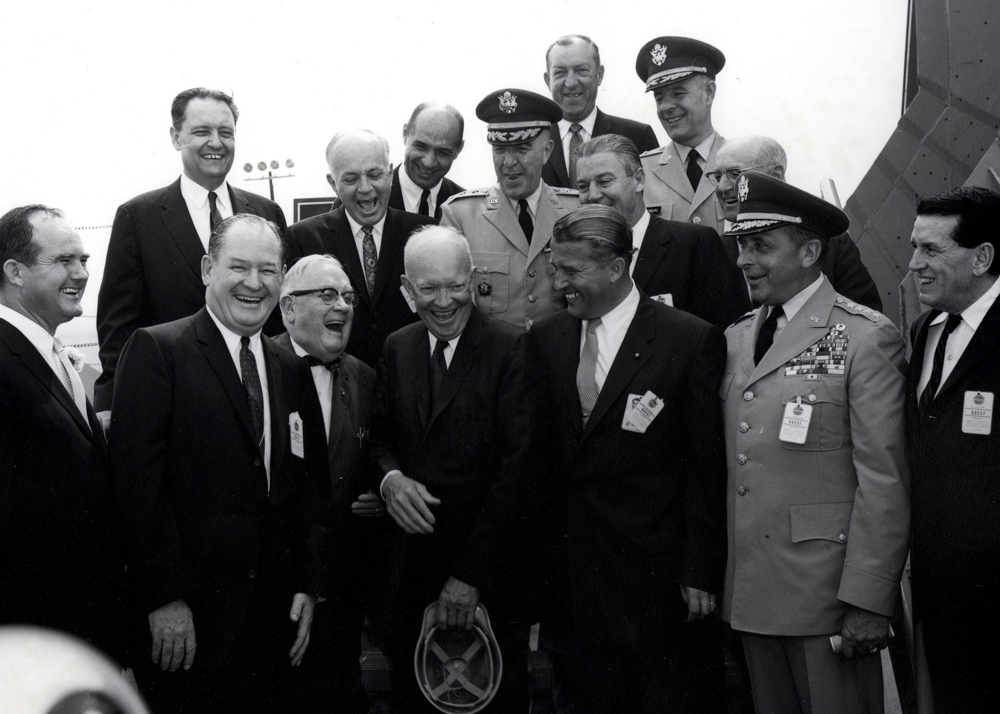 President Dwight D. Eisenhower at Marshall Dedication