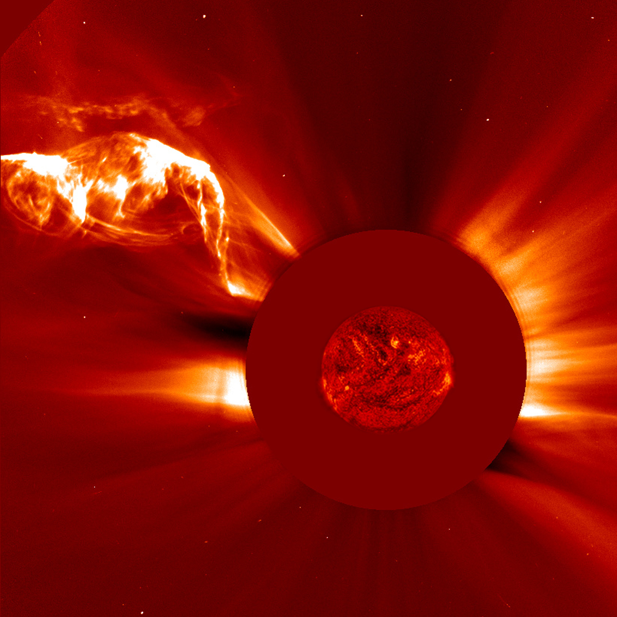 SOHO view of a CME April 28-29,2015
