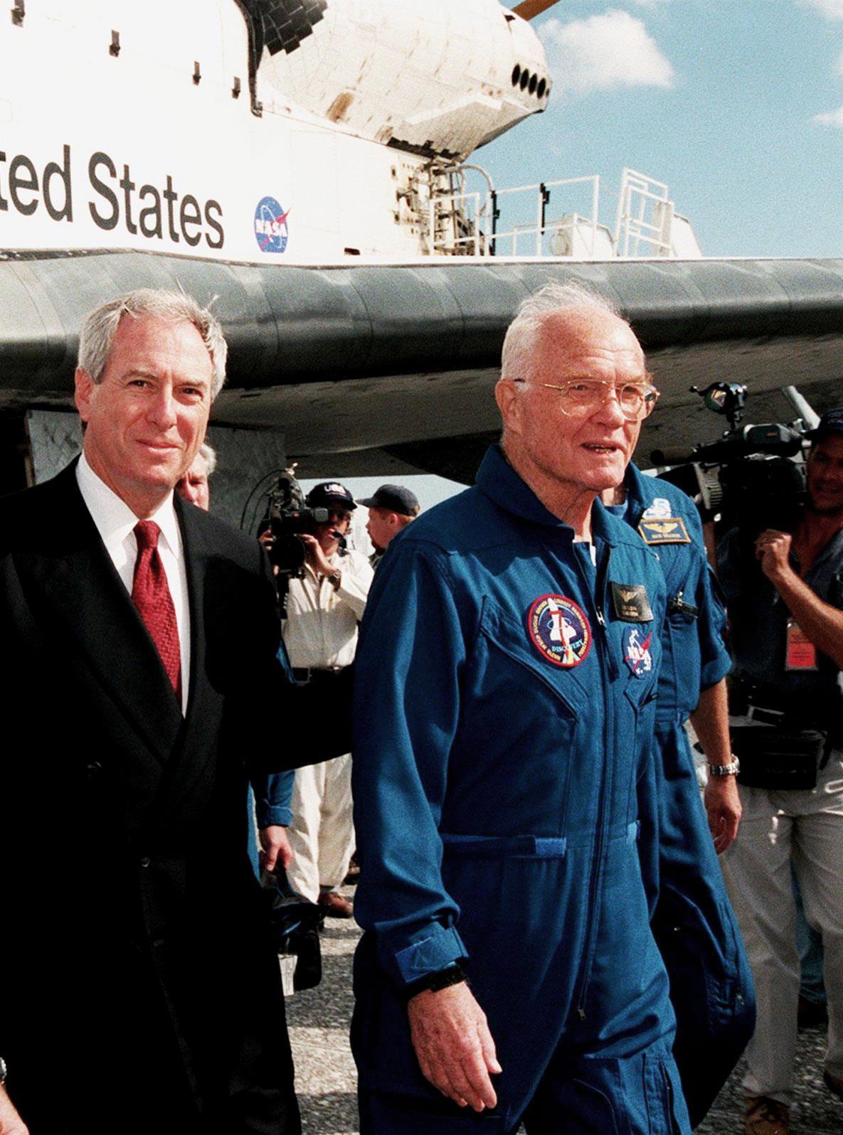 Dan Goldin and John Glenn