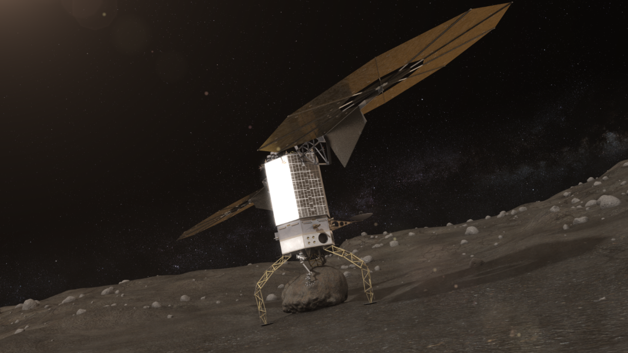 Artists concept of NASA’s Asteroid Redirect Robotic Mission