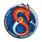 The mission patch for NASA's SpaceX Crew-8 mission.
