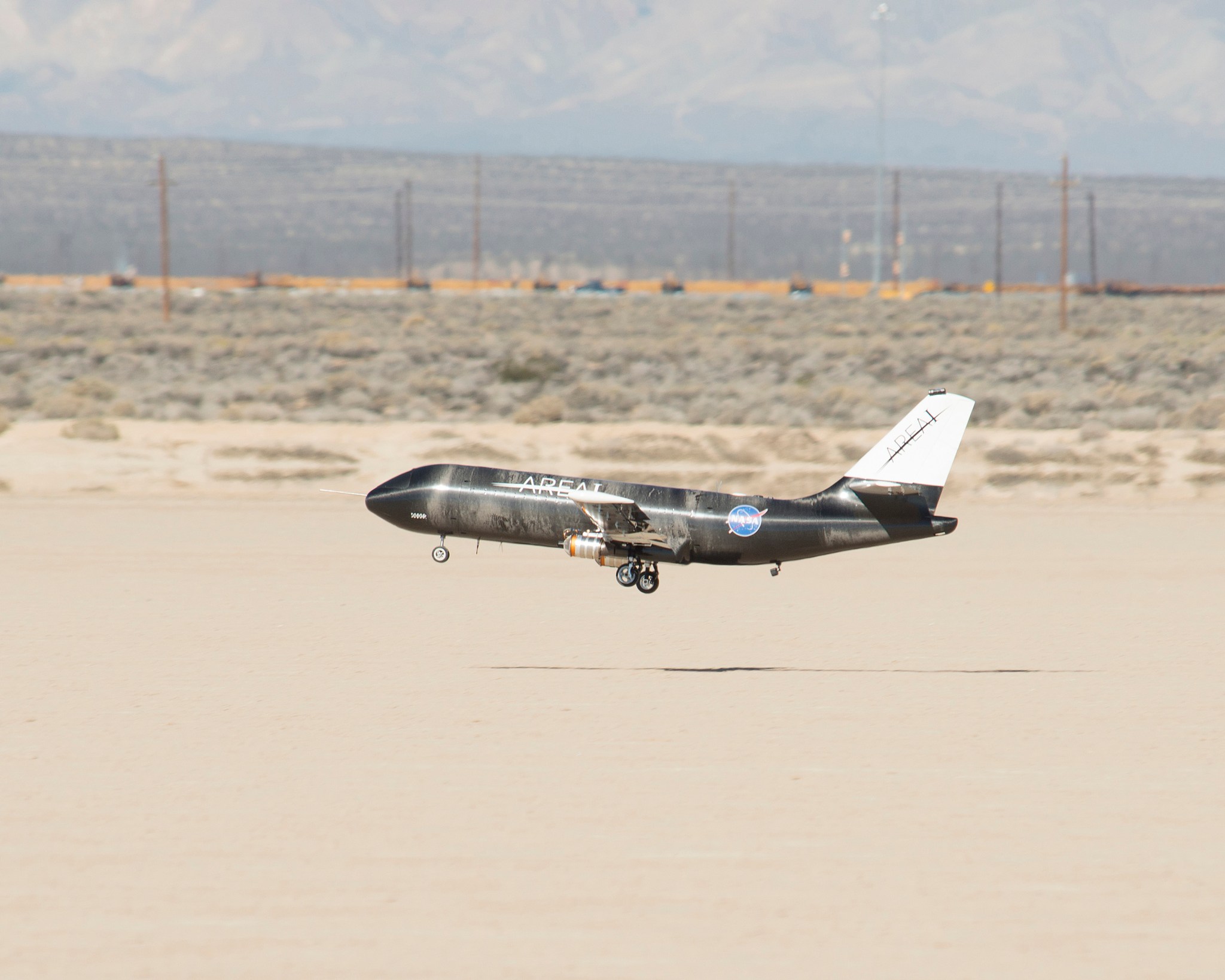NASA Armstrong’s PTERA remotely piloted research aircraft made its first flight on October 22, 2015.