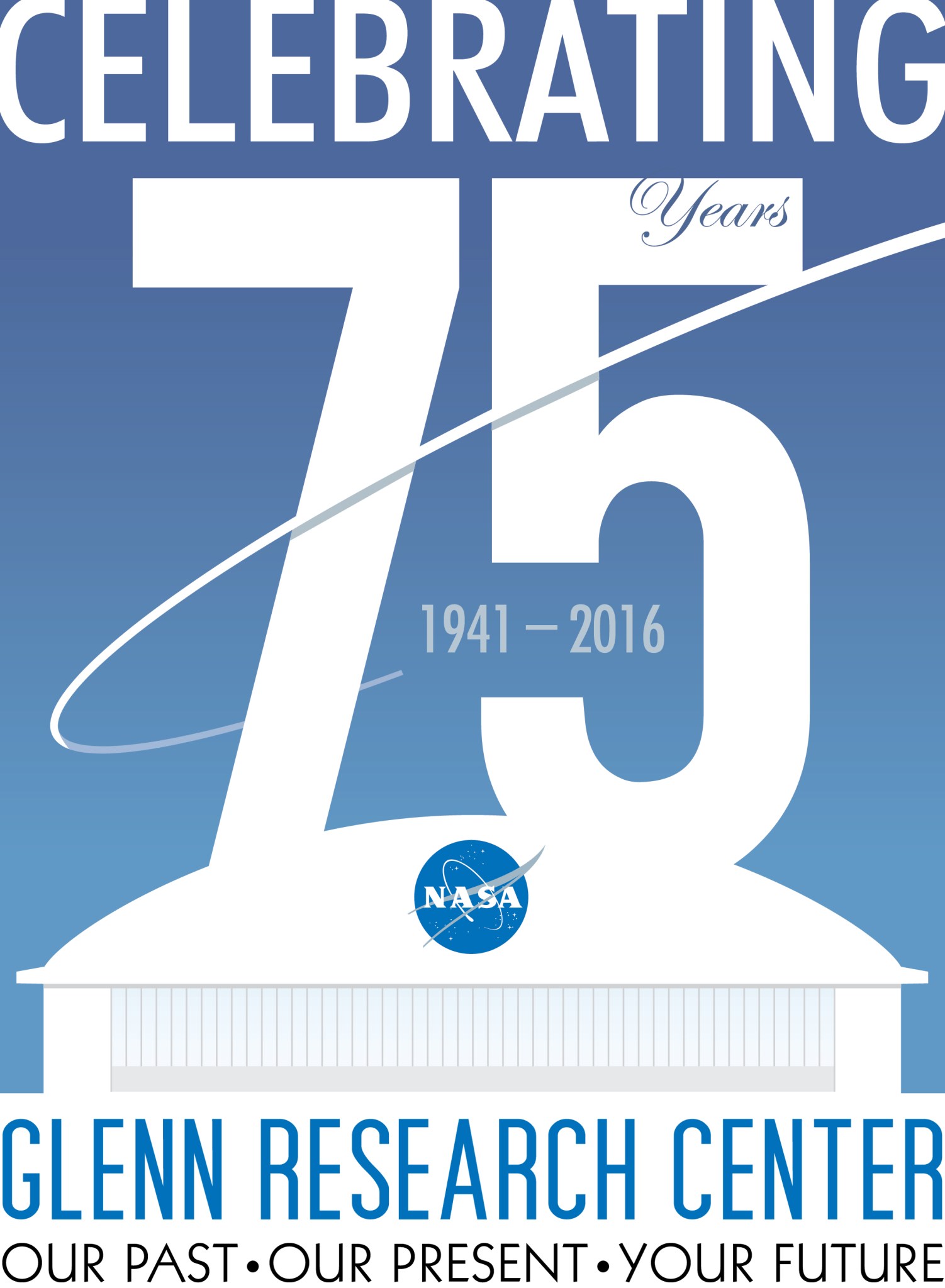 Glenn’s 75th anniversary logo 