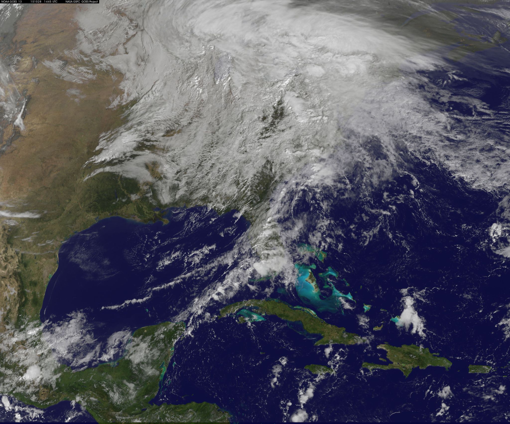 GOES-East image of Patricia's remnants