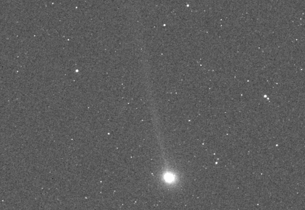 Comet Encke's ion tail, captured by NASA's MESSENGER spacecraft