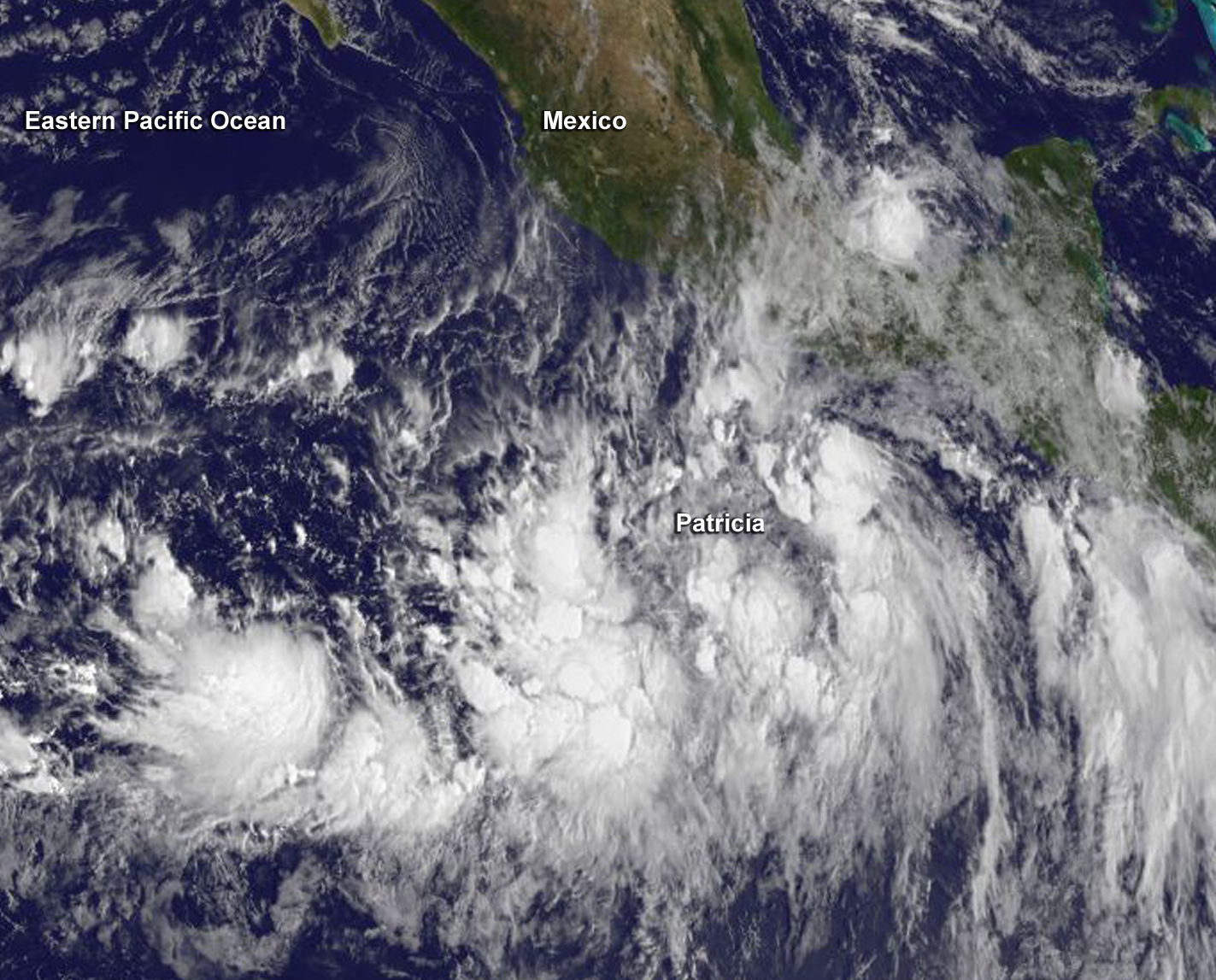 GOES-West image of Tropical Storm Patricia