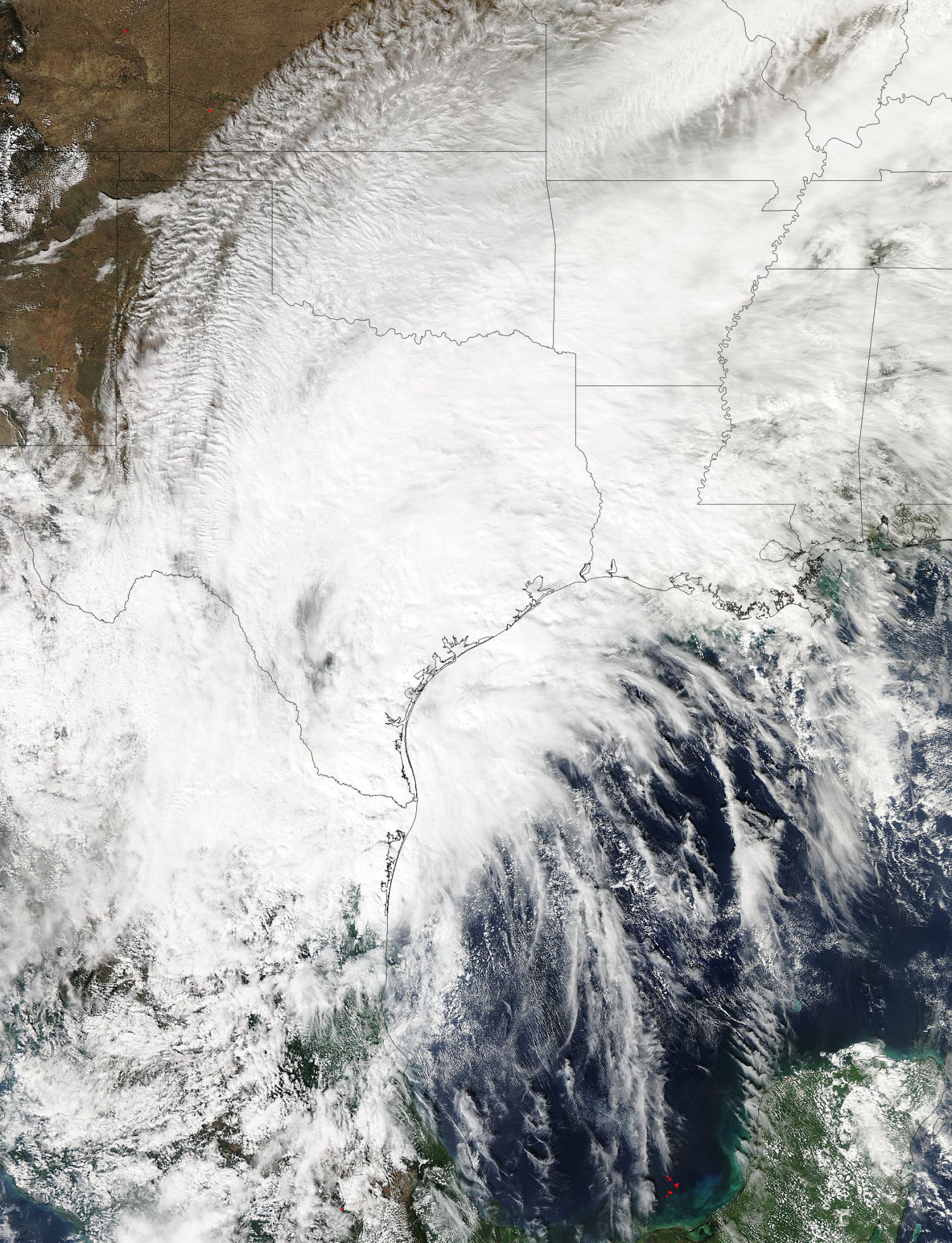 MODIS image of Patricia