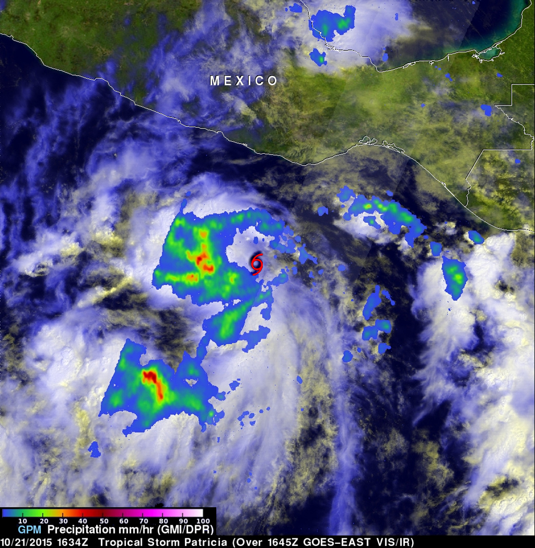 GPM image of Patricia