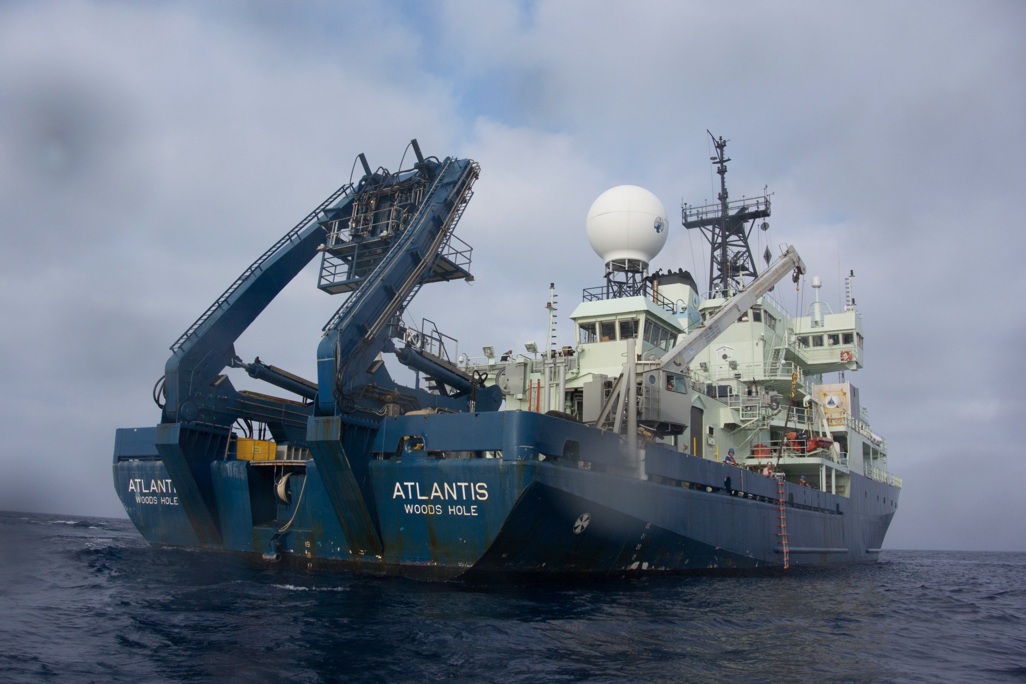 Woods Hole Oceanographic Institution's research vessel Atlantis