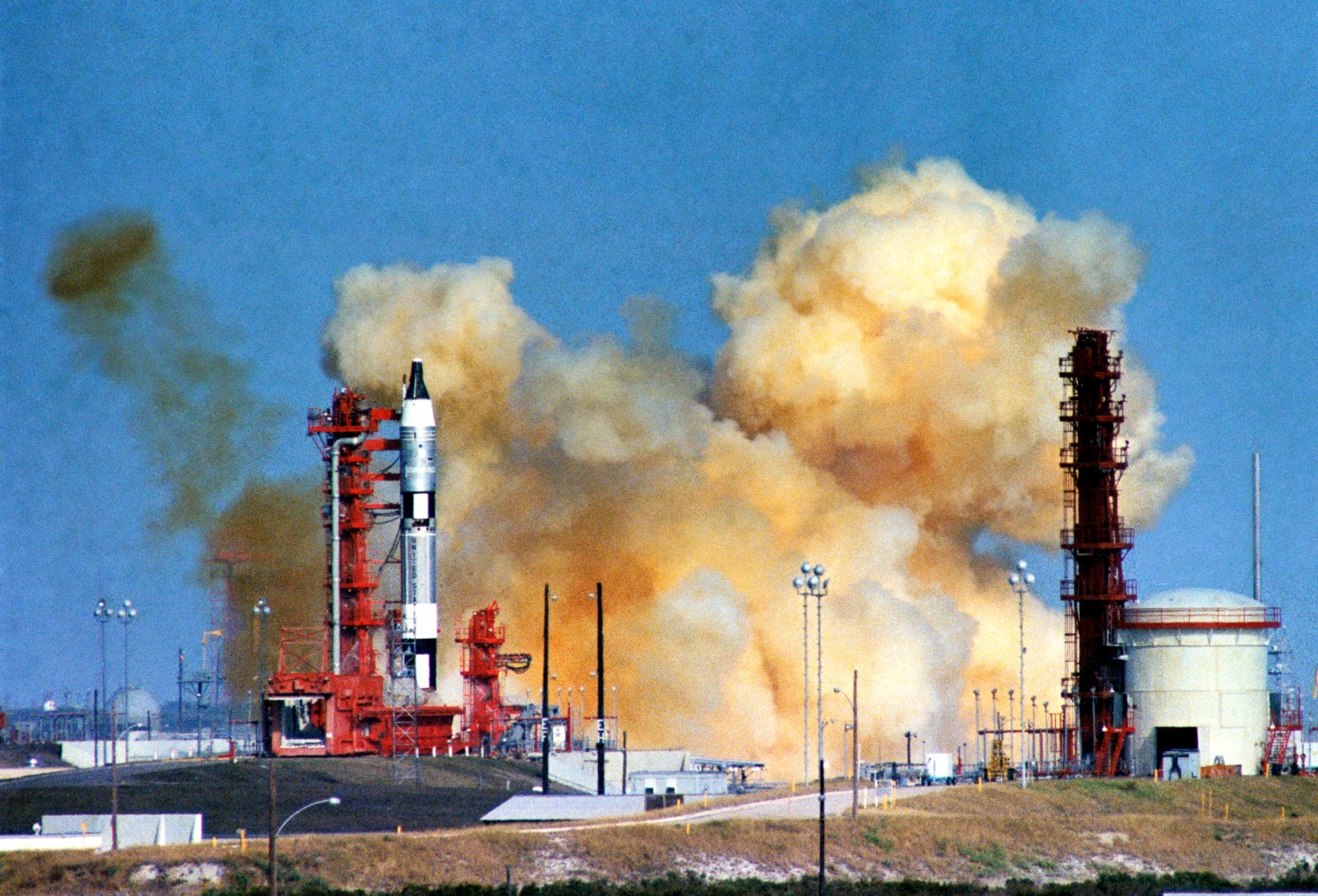 Gemini VI Titan rocket engine shutdown