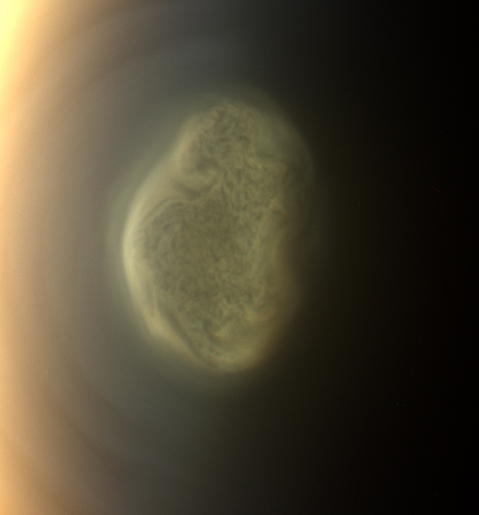 An early snapshot of the changes taking place at Titan's south pole