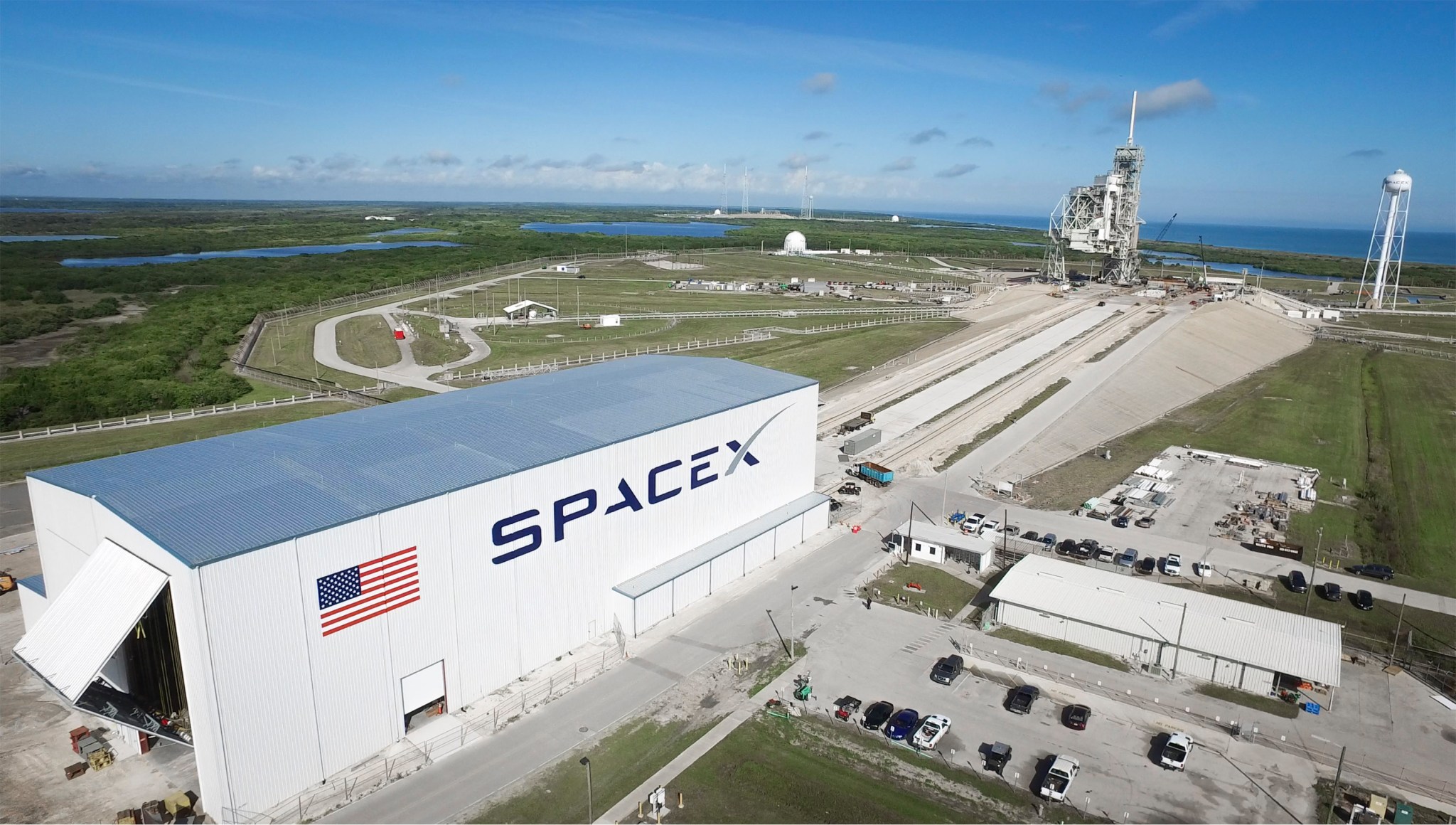 Launch Pad 39A at NASA's Kennedy Space Center in Florida