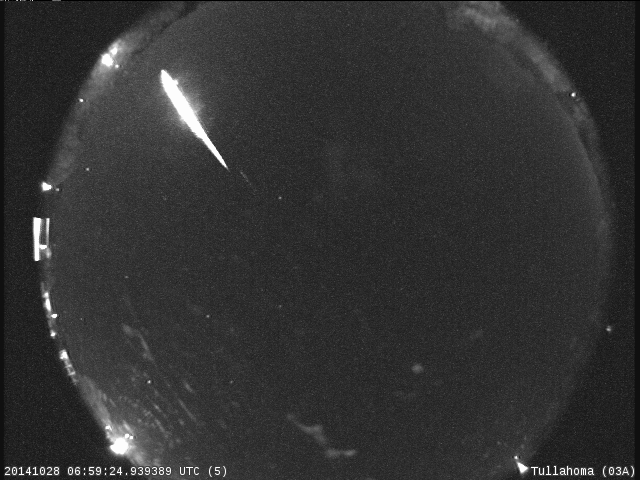 This year’s Taurids is expected to be more active than usual and feature spectacular fireballs like this one recorded by NASA.