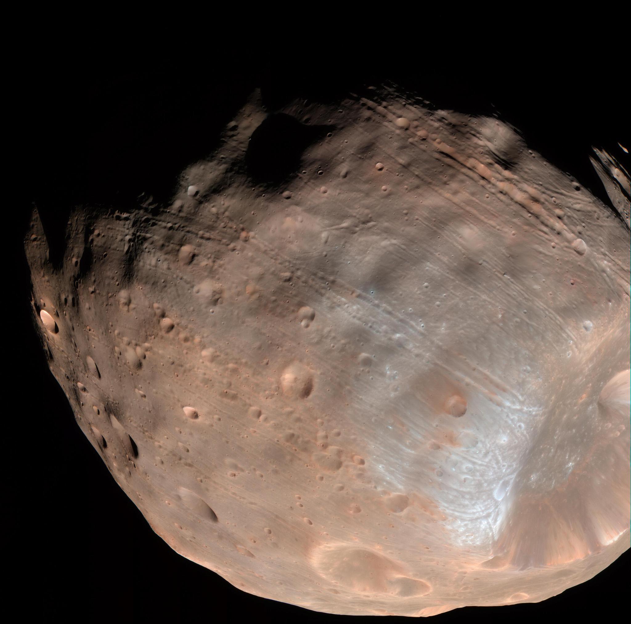 phobos moon in color