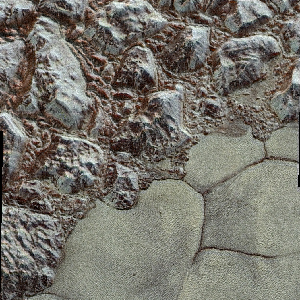 Pluto’s Close-up, Now in Color