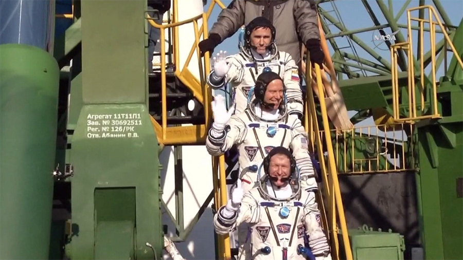 Expedition 46 Trio