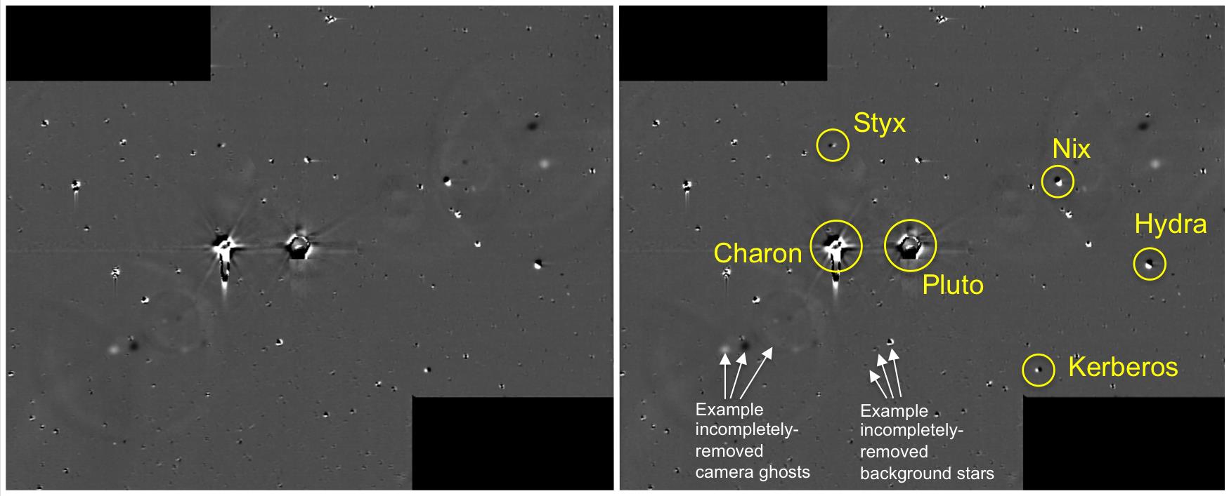 Final images used to determine that the coast was clear for New Horizons' flight through the Pluto system