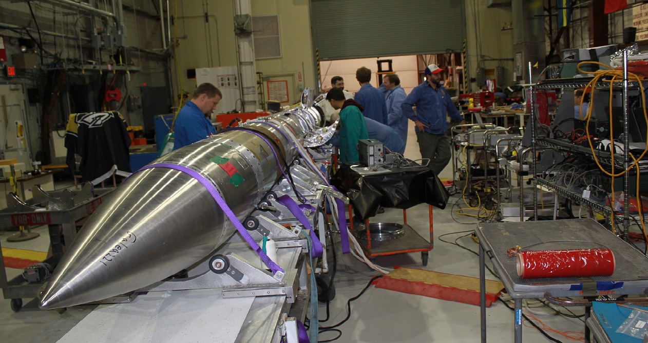 sounding rocket with DXL-2 payload