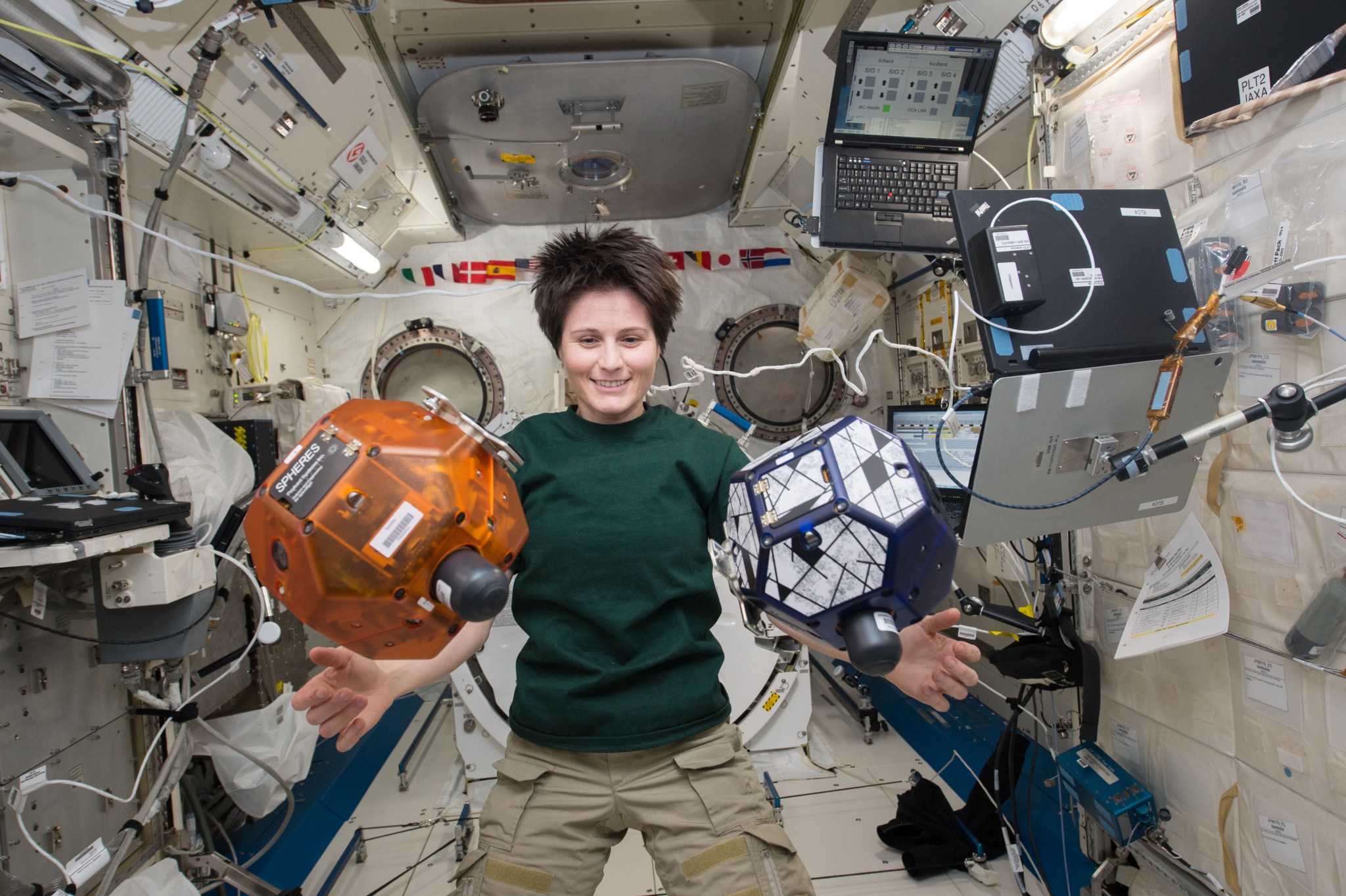 European Space Agency astronaut Samantha Cristoforetti