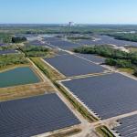 Florida Power and Light’s (FPL) new Discovery Solar Energy Center is a 74.5 megawatt solar site, spanning 491 acres at NASA’s Kennedy Space Center in Florida. The site contains about 250,000 solar panels, and once it’s operational, will produce enough energy to power approximately 15,000 homes. Construction began in spring 2020, and teams expect to have the solar site finished by May 2021. Harnessing energy from the Sun, the panels will not directly power anything at Kennedy, but rather, will send energy directly to FPL’s electricity grid for distribution to existing customers.