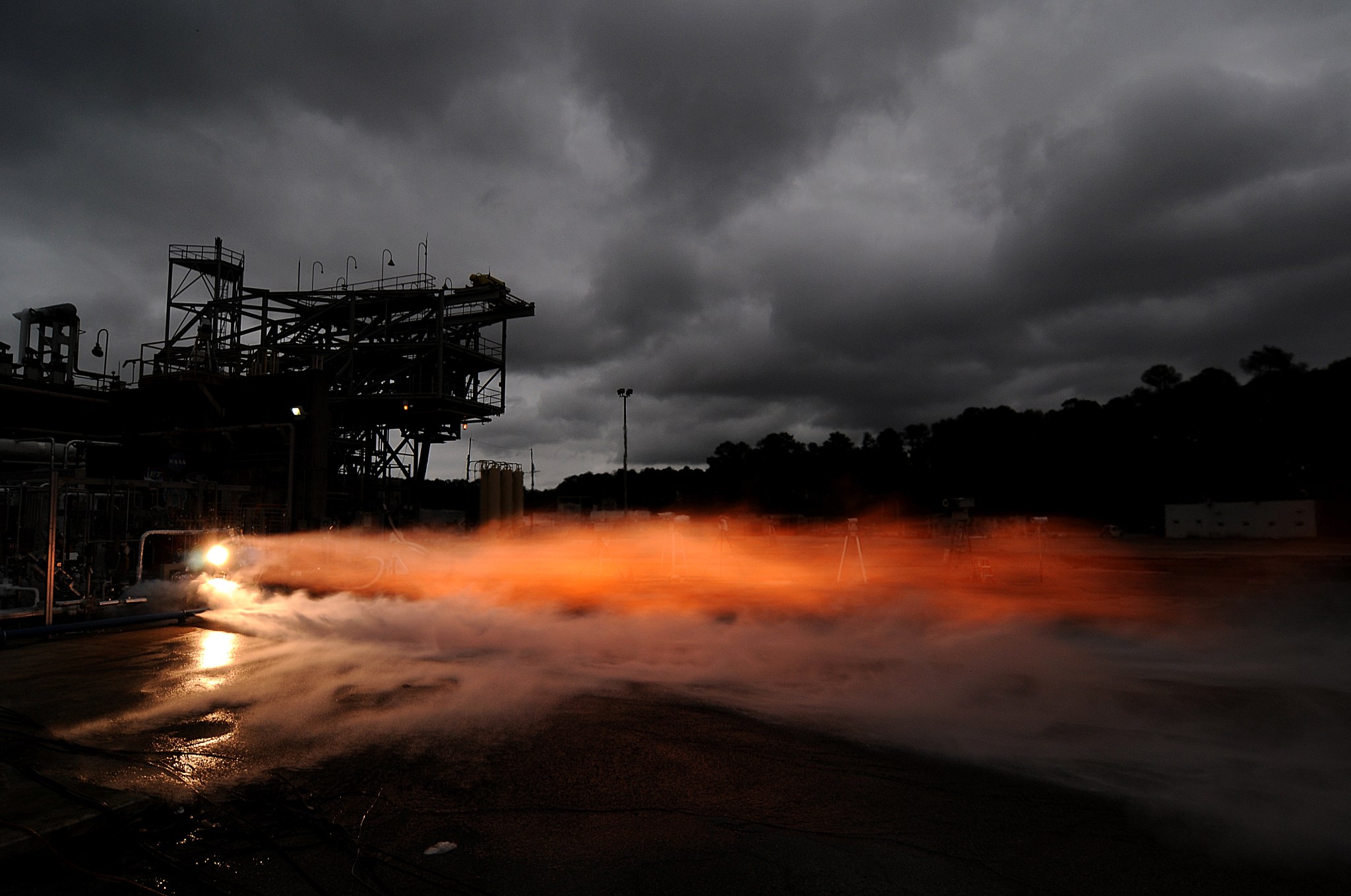 During a series of test firings, 3-D printed rocket engine parts worked together successfully.