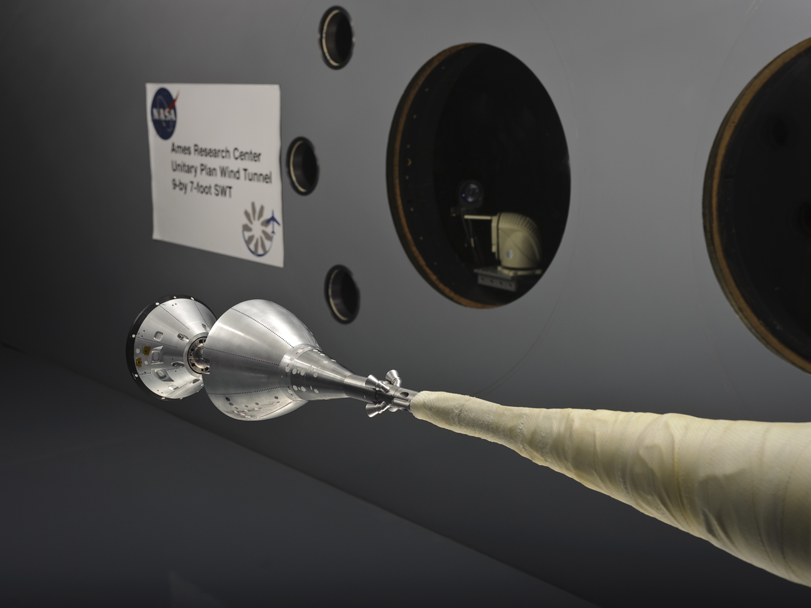 3% Crew Exploration Model in Wind Tunnel