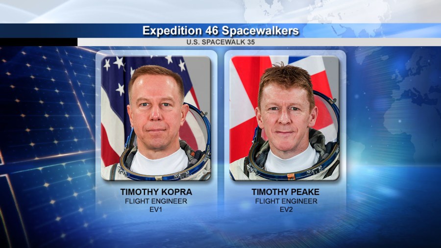 Expedition 46 Spacewalkers U.S. Spacewalk 35