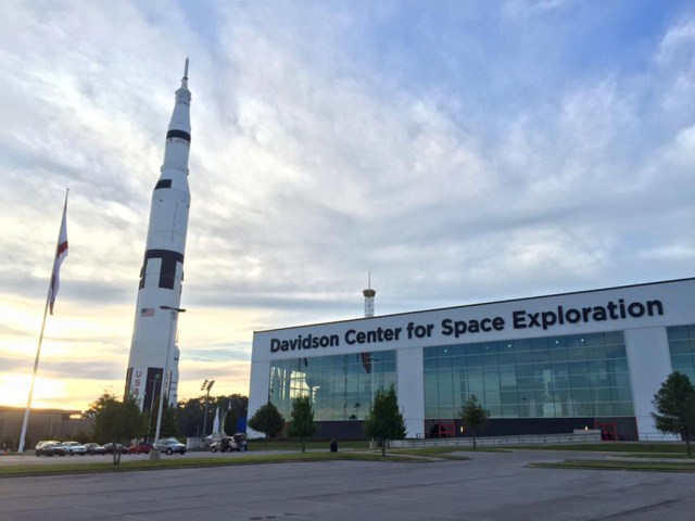 The Davidson Center for Space Exploration at the U.S. Space & Rocket Center in Huntsville, Alabama.