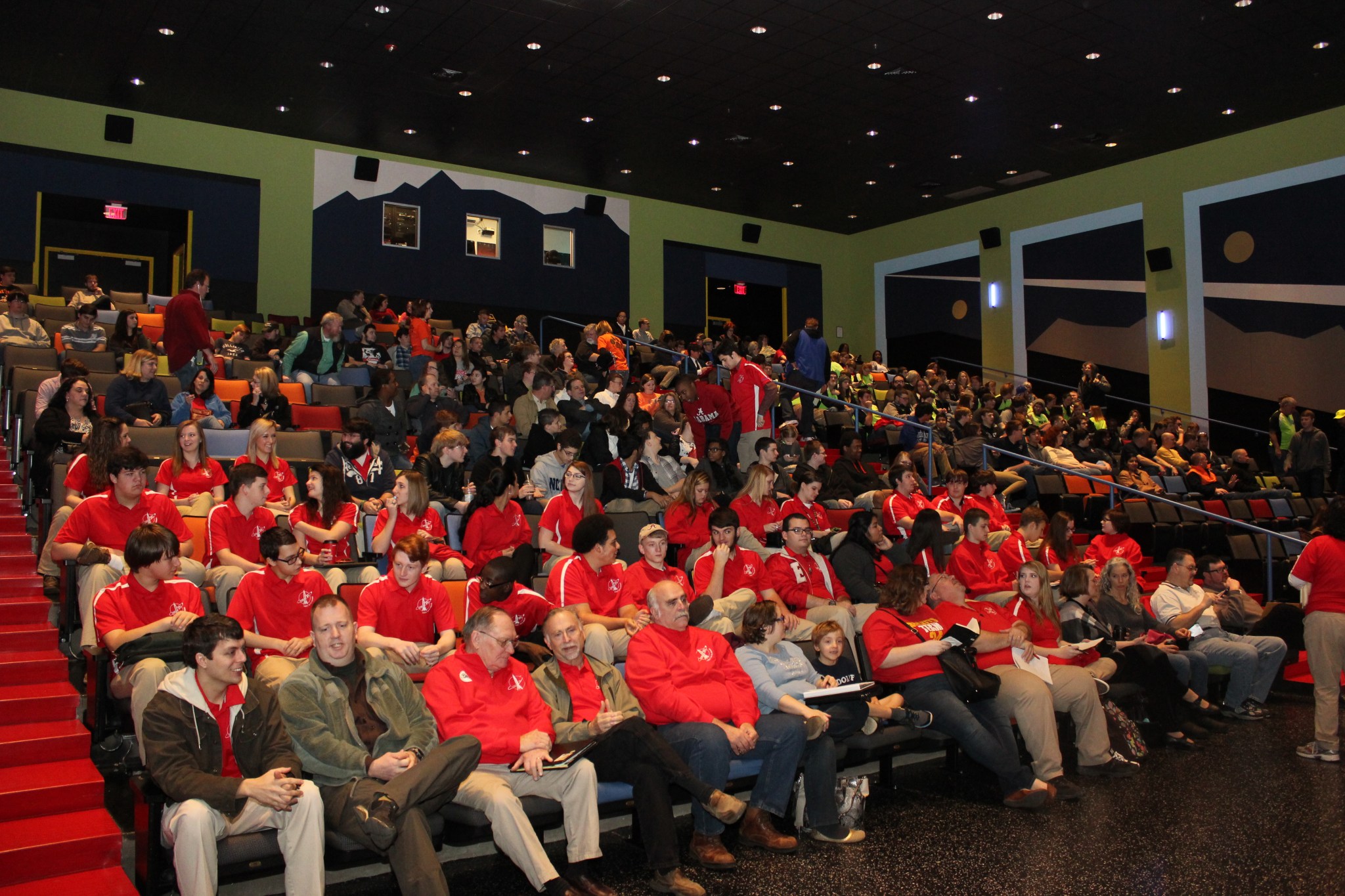 eds of students from Alabama, Tennessee and Mississippi attend the 2016 FIRST Robotics kick-off event. 