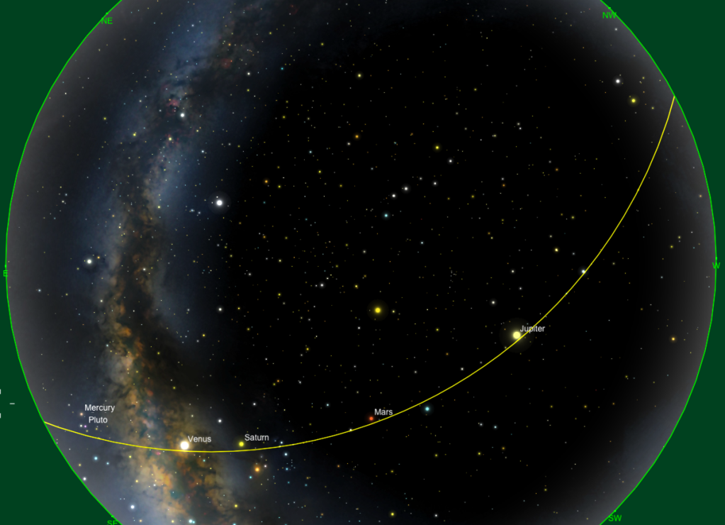 
			Five Planets Align in Early Morning Sky - NASA			