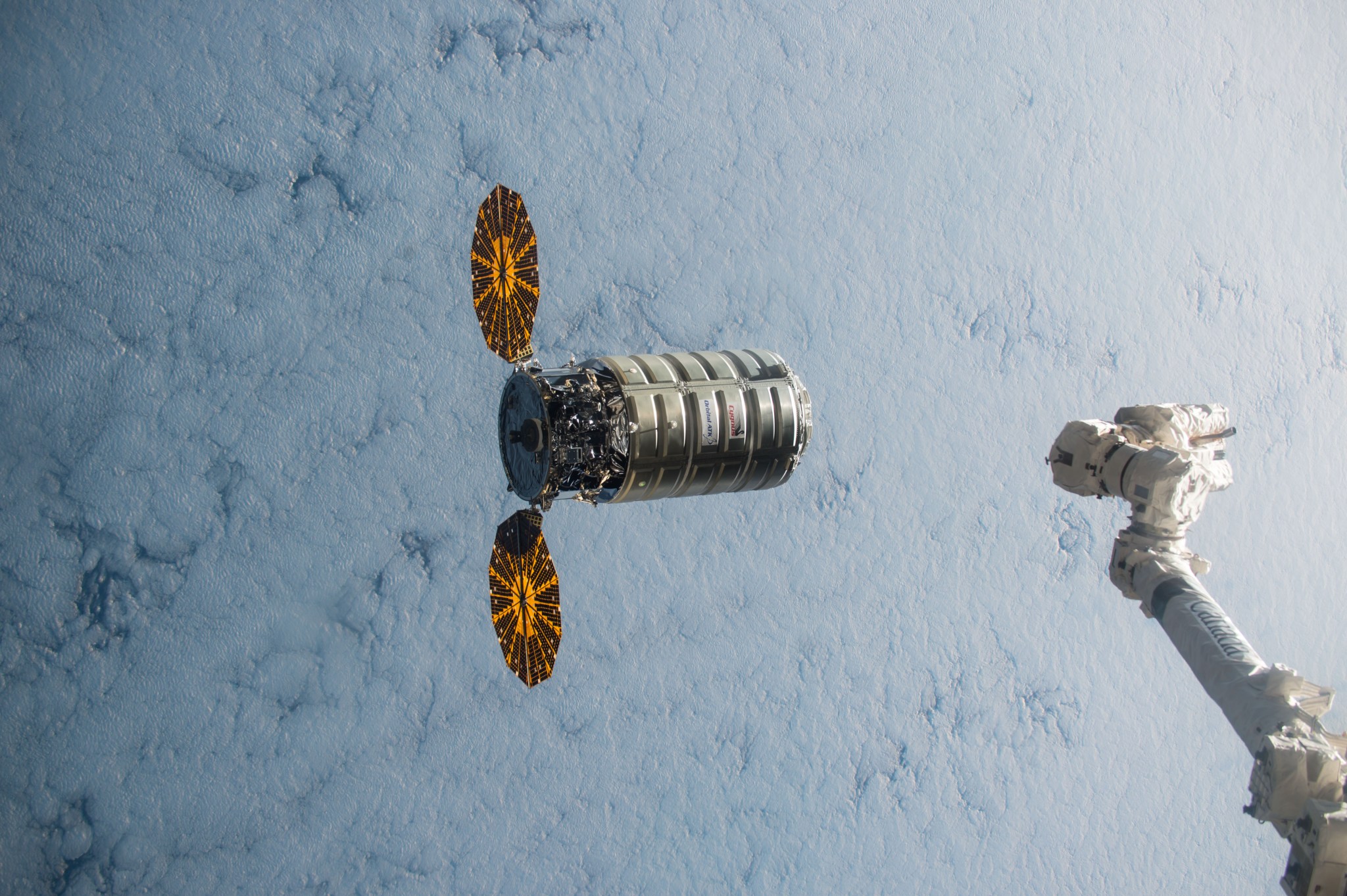 Orbital ATK's Cygnus cargo spacecraft