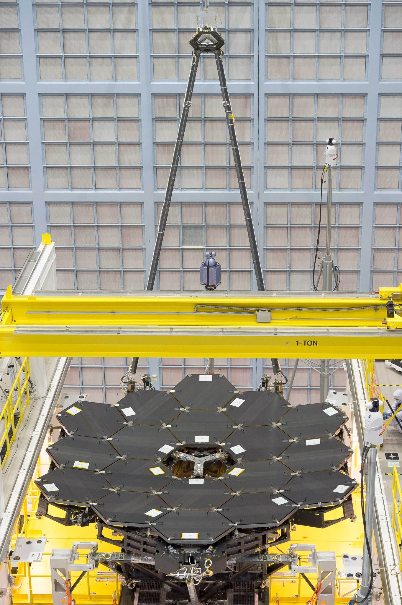 the 18 mirrors for the Webb Telescope